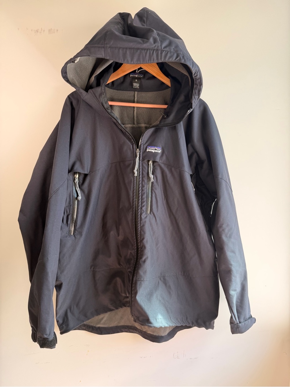 Vintage Patagonia Dimension Softshell Jacket Black Fall 2003 Techwear 83680 XL